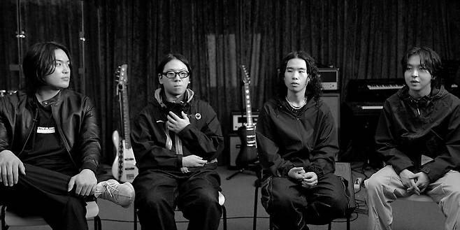 SURL speaks during an interview at their studio in Mapo-gu, western Seoul.