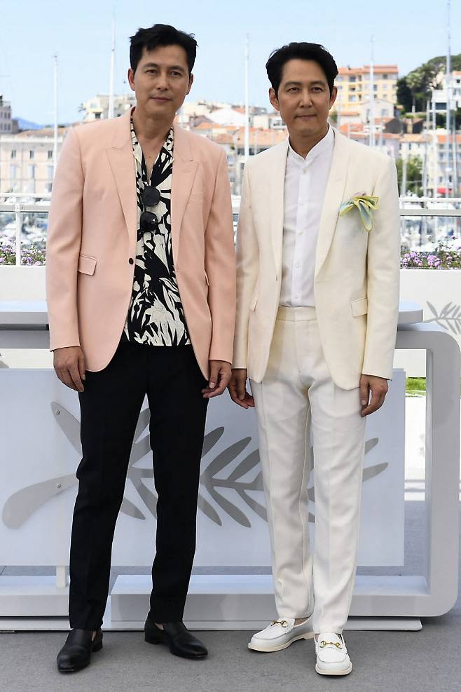 정우성과 이정재 감독(사진=로이터)