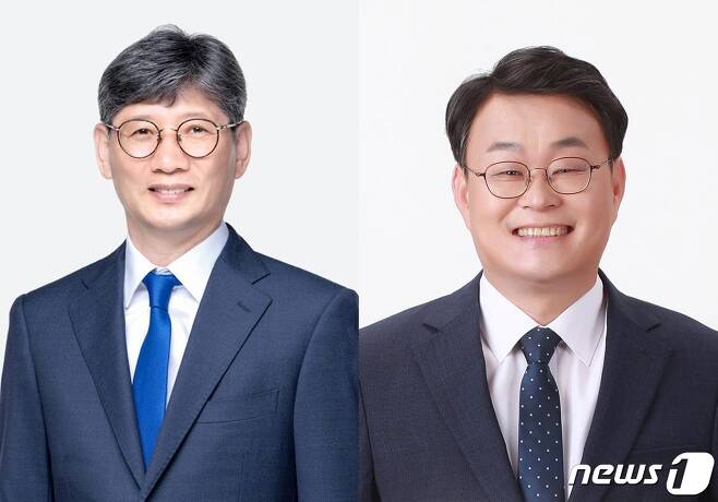 전북 장수군수 더불어민주당 최훈식(왼쪽), 무소속 장영수 후보.2022.5.12.© 뉴스1