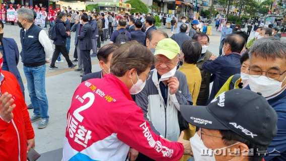 이동환 국민의힘 고양시장 후보 19일 선거운동 출정식 진행. 사진제공=이동환 후보 캠프