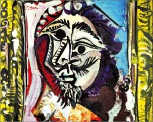 파블로 피카소 ‘액자 속 남자의 흉상’