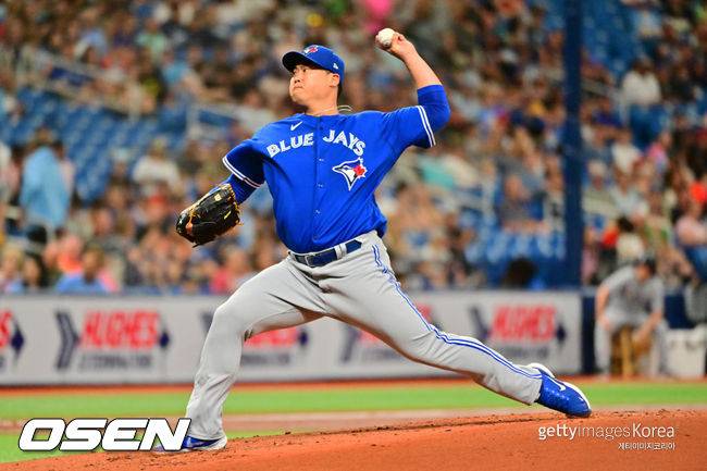 [사진] 토론토 블루제이스 류현진. ⓒGettyimages(무단전재 및 재배포 금지)