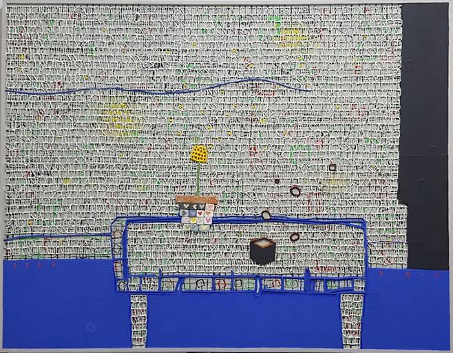 김형길 작가 ‘net-ing22’(91x116.8cm) 사진 | 김형길 작가 제공