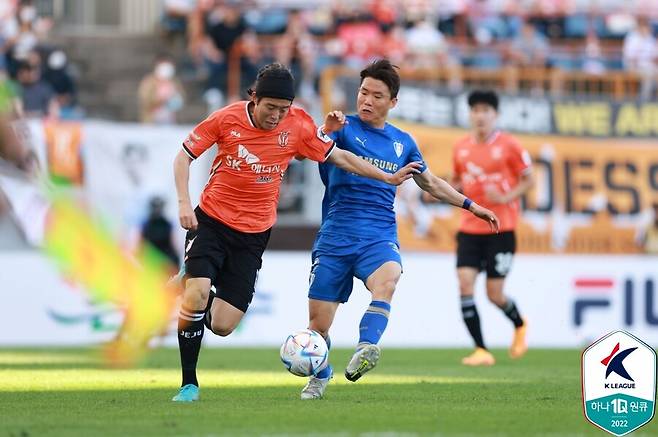 ▲ 제주 유나이티드는 수원 삼성과 0-0으로 비겼다. ⓒ한국프로축구연맹