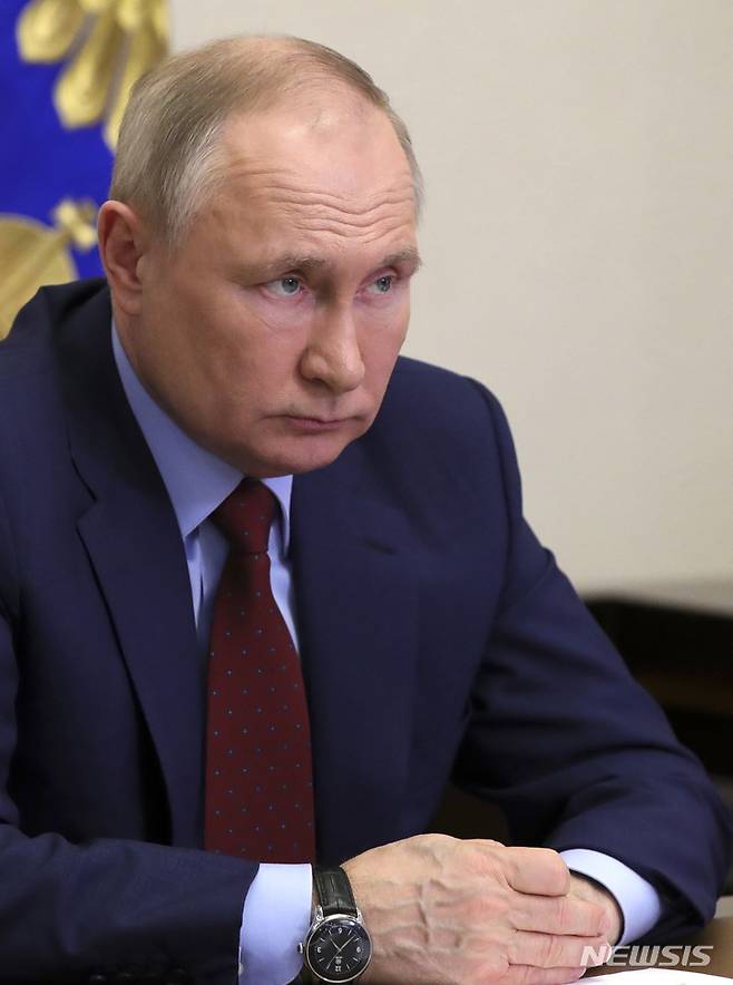 [모스크바=AP/뉴시스] 블라디미르 푸틴 러시아 대통령. 2022.04.06.