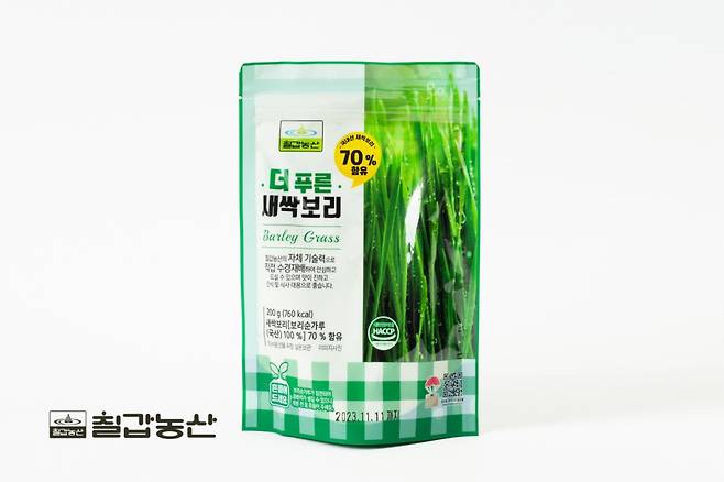 더 푸른 새싹보리 /사진제공=칠갑농산