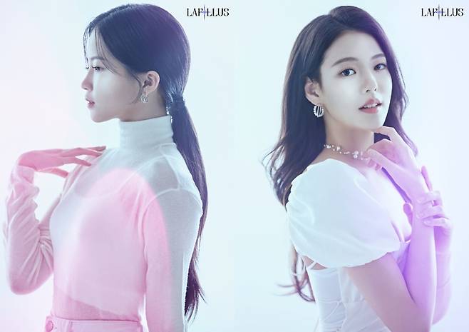 [서울=뉴시스] (왼쪽부터) 라필루스 멤버 서원, 유예 (사진= MLD 엔터테인먼트 제공 ) photo@newsis.com *재판매 및 DB 금지