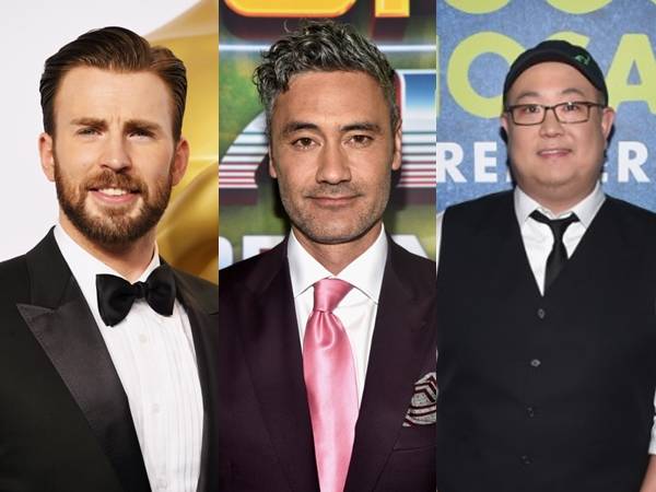 크리스 에반스, 타이카 와이티티, 피터 손 감독 (사진 왼쪽부터)/사진제공=IMDB