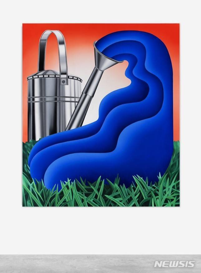 [서울=뉴시스]Rafa SilvaresTrês marias2022, oil on linen140 x 120 cm, PERES PROJECTS, Berlin, Seoul, and Milan.