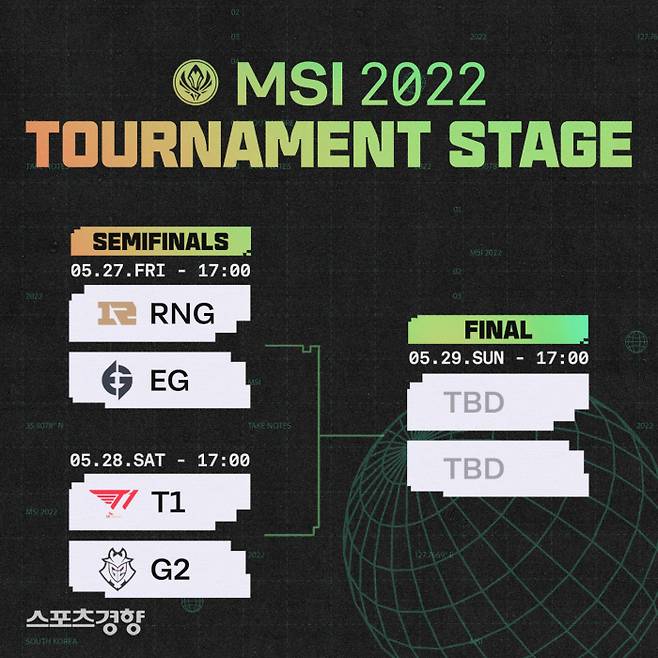 MSI 2022 녹아웃 스테이지 대진 및 일정 |라이엇 게임즈