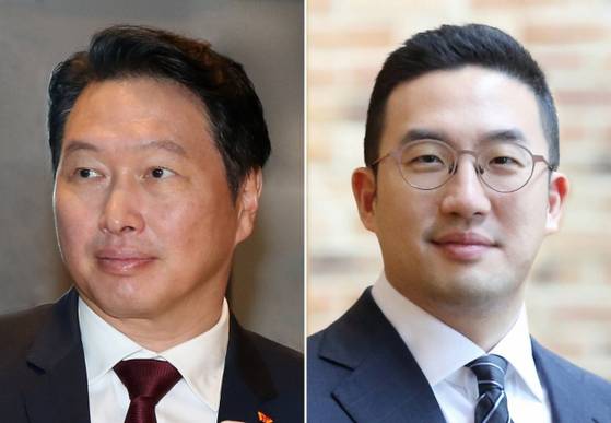 최태원 SK 회장과 구광모 LG 대표. [사진 각 사]