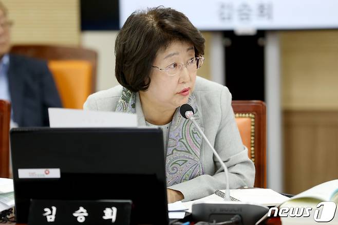 김승희 전 자유한국당(국민의힘 전신) 국회의원 .2019.10.14/뉴스1 © News1 장시원 인턴기자