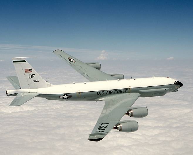 미 공군 정찰기 RC-135U '컴뱃센트'. (미 공군) © 뉴스1