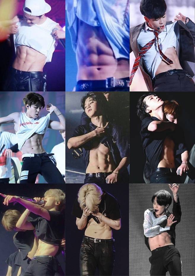'PERFECT JIMIN' 방탄소년단 지민, 팬심 강타 놀라운 근육질 몸매..美매체 극찬
