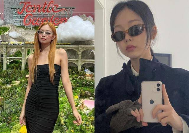 블랙핑크 제니와 미노이도 애용하는 오발 선글라스는 지금 패션계에서 가장 핫한 아이템이다. 제니 미노이 SNS