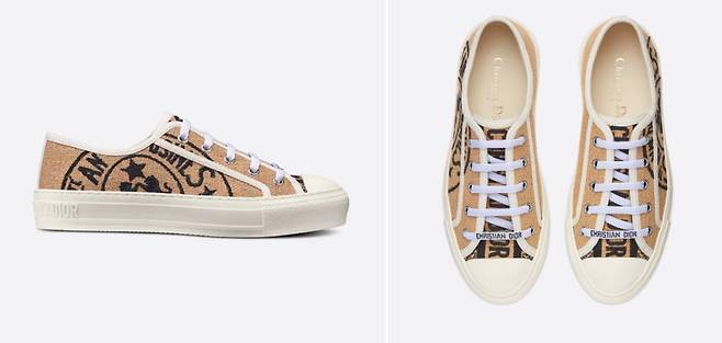 프랑스 명품 브랜드 '디올'의 캔버스 스니커즈 '워크 앤 디올' / 디올 공식 홈페이지
