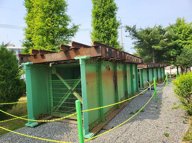 안춘천교 교량 상판. [강갑생 기자]