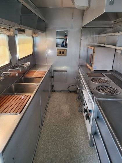 대통령 특별동차 주방. [강갑생 기자]