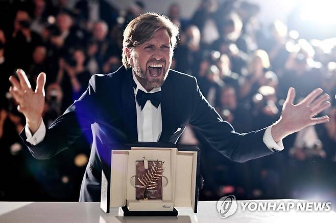 칸영화제 황금종려상 수상한 루벤 외스틀룬드 감독 [AFP 연합뉴스. 재판매 및 DB 금지]