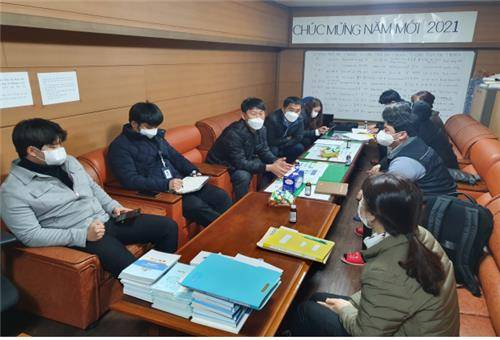 2021 하반기 외국인 어선원 근로실태조사 현장  [해수부 제공. 재판매 및 DB 금지]