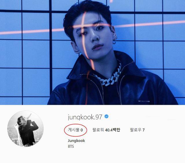 그룹 방탄소년단 정국이 SNS 게시물을 전체 삭제해 그 배경에 이목이 집중되고 있다. 정국 SNS, 빅히트뮤직 제공