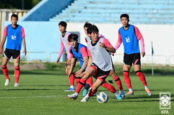 대한민국 23세 대표팀 미드필더 홍현석. 사진｜대한축구협회