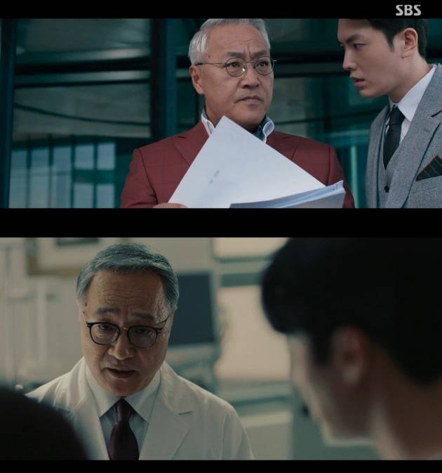 사진=SBS '왜 오수재인가'(위), MBC '닥터로이어'(아래)에 겹치기 출연 중인 이경영.