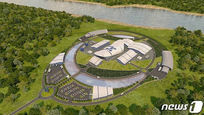 뉴스케일 소형모듈원전(SMR) 플랜트 가상 조감도(두산에너빌리티 제공)© 뉴스1