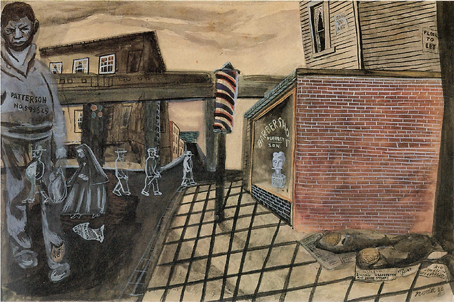 노다 히데오, ‘스코츠보로의 소년들’(1933). 연립서가 제공