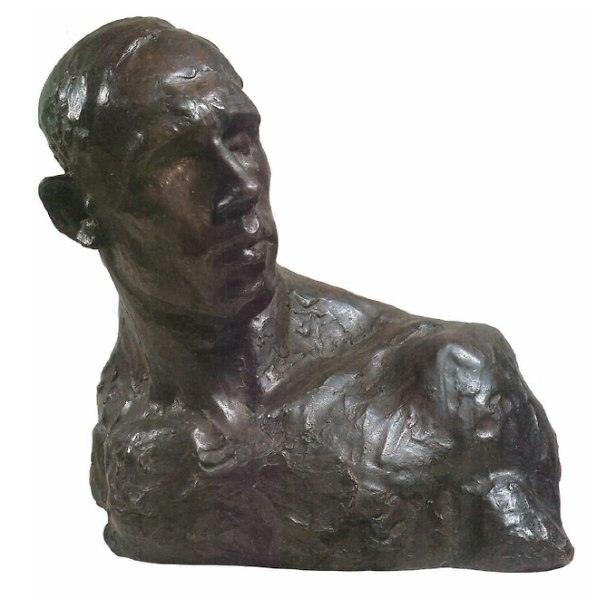 오기와라 로쿠잔, ‘갱부’(1907). 연립서가 제공