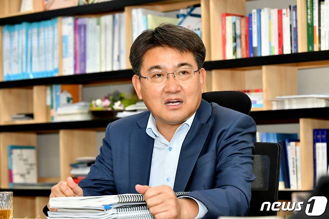 오승록 서울 노원구청장이 9일 뉴스1과 인터뷰를 하고 있다(노원구제공)© 뉴스1