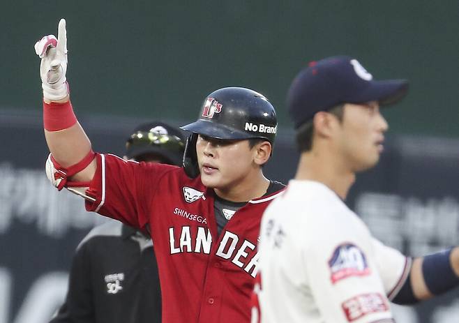 ▲ SSG 차세대 4번 타자의 가능성을 유감없이 발휘하고 있는 전의산 ⓒ연합뉴스