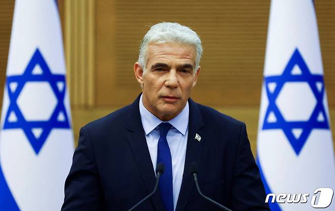 야이르 라피드 이스라엘 외무부 장관. © 로이터=뉴스1 © News1 원태성 기자