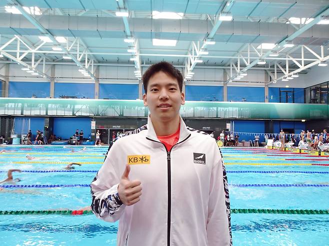 2022 FINA 세계선수권대회 남자 배영 200m 준결선에 오른 이주호.(대한수영연맹 제공) © 뉴스1