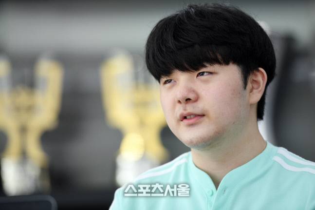 리그 오브 레전드 프로게이머 담원 기아 정글러 ‘캐니언’ 김건부. &nbsp;박진업기자 upandup@sportsseoul.com