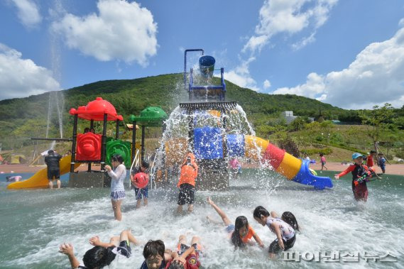 동두천 소요산 내 어린이 물놀이장. 사진제공=동두천시