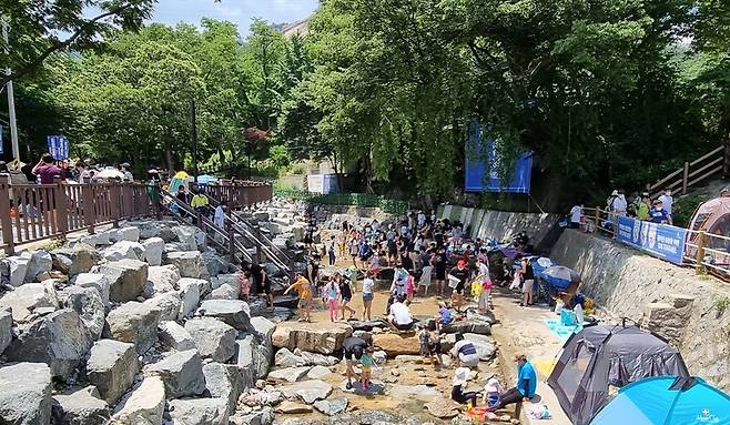 수도권 여름철 관광 명소로 자리잡은 '청학밸리 리조트' / 사진제공 경기 남양주시