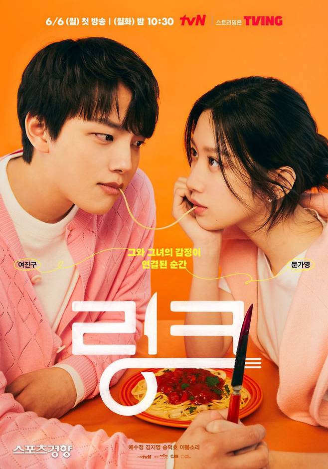 tvN 월화극 ‘링크:먹고 사랑하라, 죽이게’ 포스터. 사진 tvN