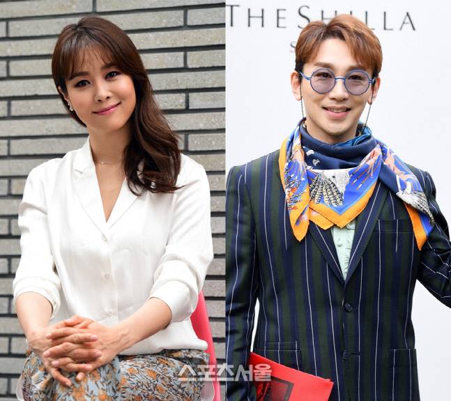 옥주현(왼쪽), 김호영. 사진|스포츠서울 DB