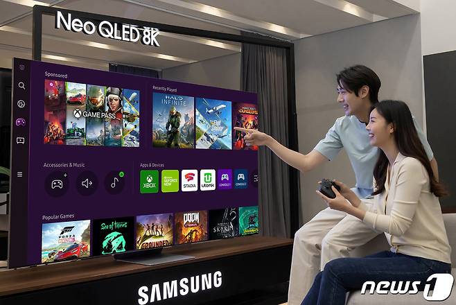 삼성 스마트 TV(사진은 기사 내용과 관련이 없음) 2022.6.9/뉴스1