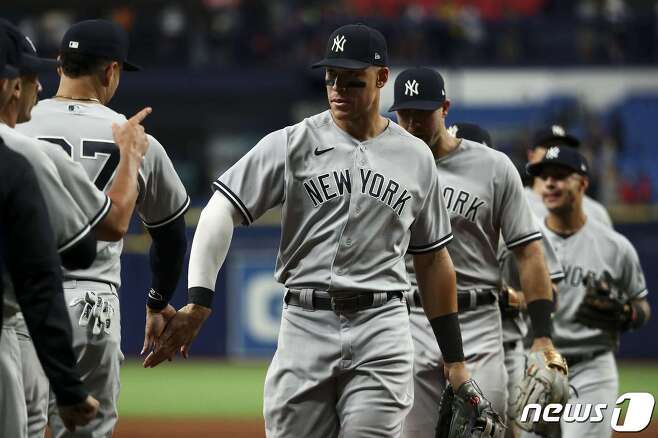 뉴욕 양키스는 올 시즌 팀 역대 3번째로 좋은 출발을 하고 있다. © AFP=뉴스1