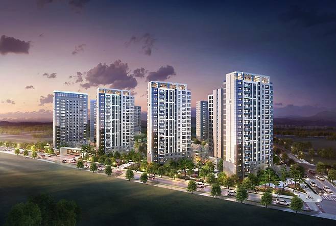 e편한세상 에코델타 센터포인트 투시도/DL이앤씨