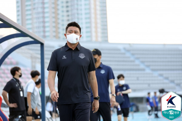 수원FC의 김도균 감독. 사진｜한국프로축구연맹