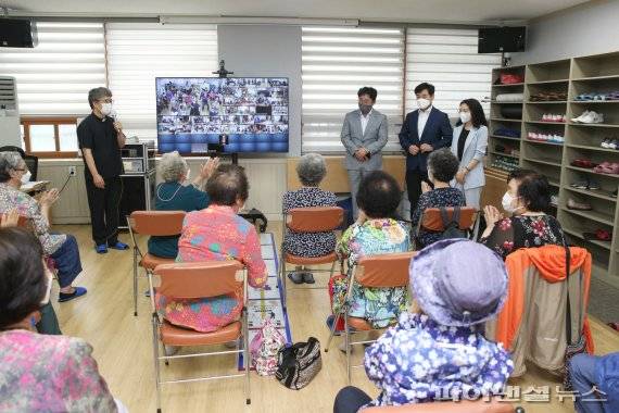 민선8기 부천시장직 인수위원회-복지민생 분과24일 스마트경로당 간담회. 사진제공=민선8기 부천시장직 인수위
