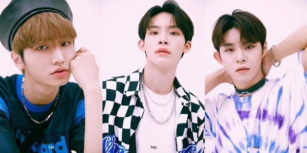 티오원 동건 찬 지수 / 사진=웨이크원 제공