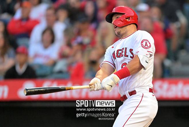 ▲ 마이크 트라웃.