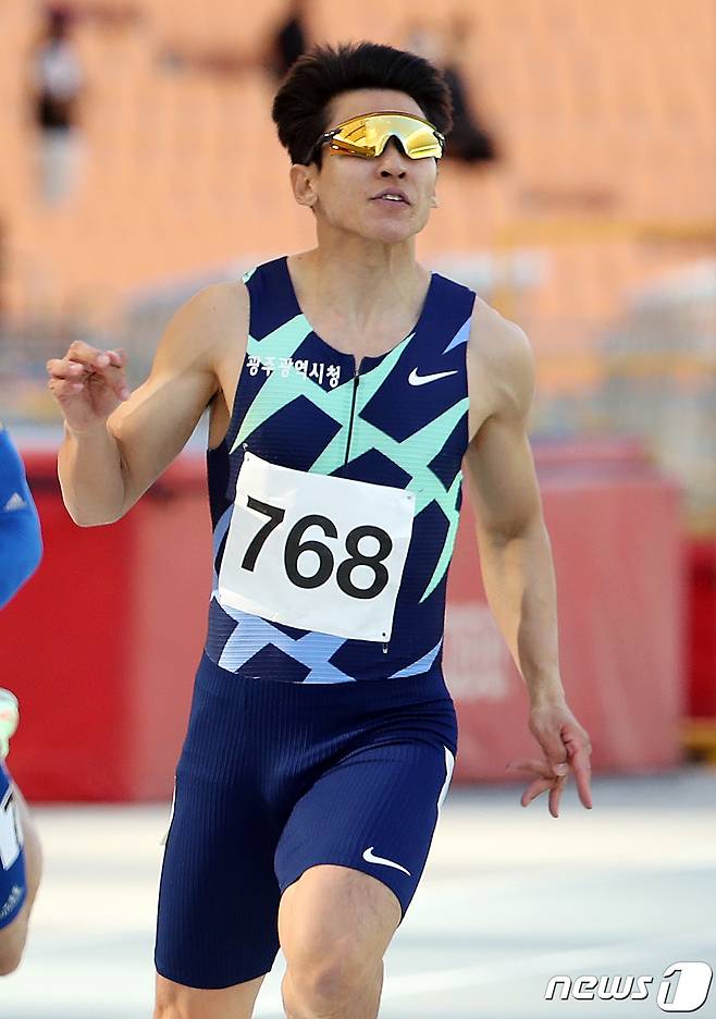 김국영. 2022.4.19/뉴스1 © News1 이동해 기자