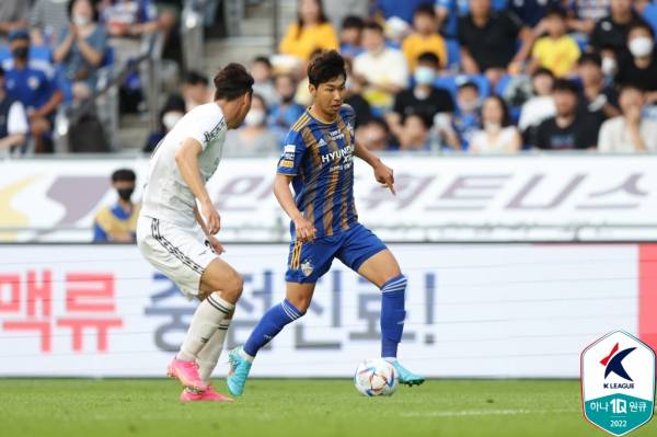 26일 문수월드컵경기장에서 펼쳐진 울산 현대와 성남FC의 경기. 사진｜한국프로축구연맹