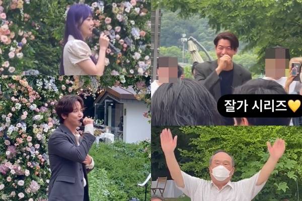 왼쪽 위부터 시계방향 이수영, 이상윤, 박인환, 정용화