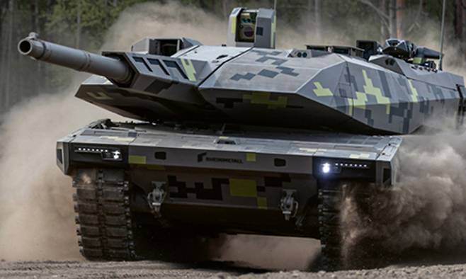 독일 라인메탈이 공개한 KF51 전차. 라인메탈 제공